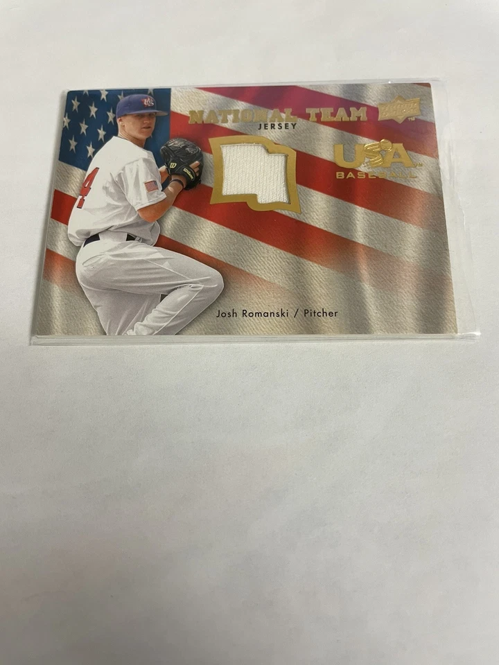 2008 Upper Deck Series 2 National Team Jersey Josh Romanski - Image 1 of 1