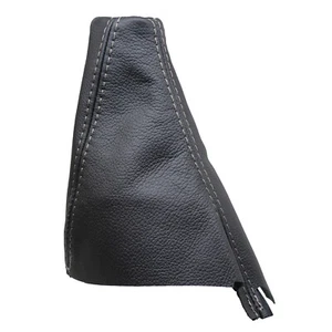 LAND ROVER DISCOVERY 3 (04-09) Soufflet Levier De Vitesse Cuir - Couture Gris - Picture 1 of 2