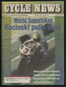 1997 October 1 Cycle News - Vintage Motorcycle Newspaper - Picture 1 of 2