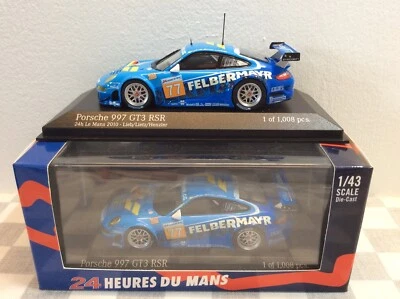 1/43 MINICHAMPS 410 106977 PORSCHE 997 GT3 RSR LE MANS 2010 EDICIÓN LIMITADA LIEB.LIETZ  Foto 1 de 4