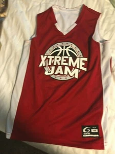 Youth Medium GTM Extreme Jam rot weiß ärmellos Jersey Top - Bild 1 von 1