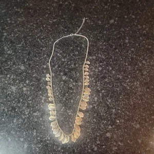 Aldo 28" Silver Leaves Necklace with 3" extender - Picture 1 of 7