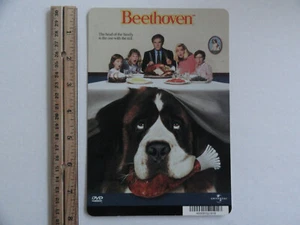 BEETHOVEN - BLOCKBUSTER VIDEO BACKER CARD 5"X8" - NO MOVIE - Bild 1 von 3