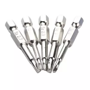 5Pcs Sale Magnetic Triangle Head Screwdriver Bits S2 Steel Shank V9S5 1/4 G0G5 - Picture 1 of 8