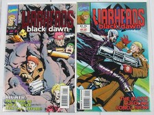 Warheads Black Dawn #1 & 2 Full Series Complete Set Marvel Comics 1993