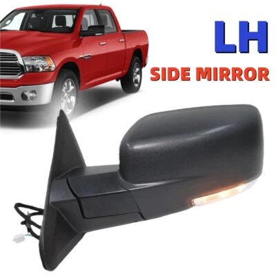 Espejo retrovisor lateral izquierdo con señal térmica + LED para Ram 2500 2013-2018 Foto 1 de 4