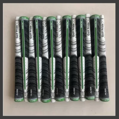 DAWNKING Midsize 13-piece Golf Grips Green Non-slip Wired Rubber Aligned