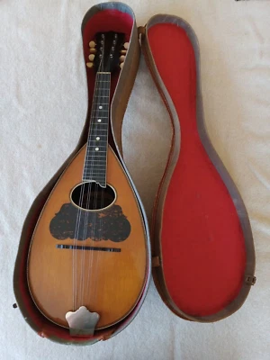 Antique Washburn Bowlback Mandolin W/CASE Circa 1910 - Image 1 of 4