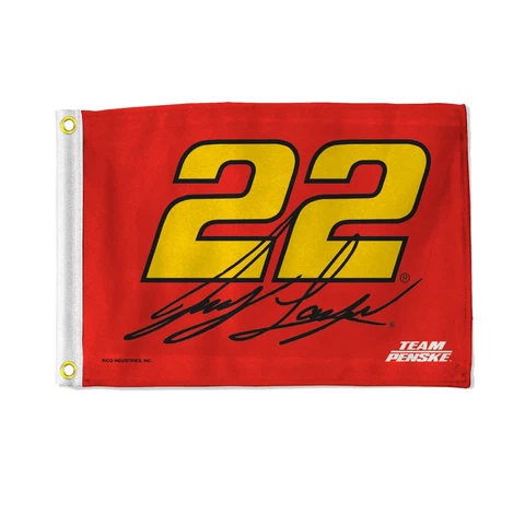 Joey Logano #22 Flag Boat, Golf Cart, Utility Flag - Red Flag Cover
