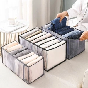 3PCS, Foldable Washable Clothes Organizer, Storage Box, Drawer Divider Boxes - Picture 1 of 5