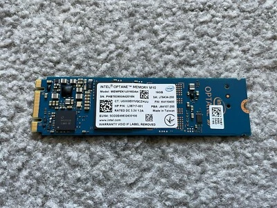 Intel Optane Memory M10 16GB MEMPEK1J016GAH M.2 2280 PCIe H87496-201 L08717-001 - Image 1 of 2