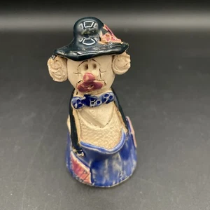 Cerámica artística vintage - Figura de payaso caprichosa - Hecha a mano en Gales - Imagen 1 de 7