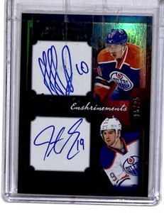2013-14 Upper Deck The Cup Enshrinements Dual Justin Schultz/Nail Yakupov Auto