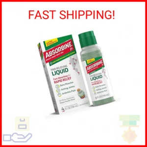 Absorbine Jr. Maximum Strength Pain Relieving Liquid, 4% Menthol Liquid Pain Rel - Picture 1 of 2