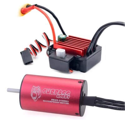 SURPASSHOBBY 2845 4370KV Brushless Motor 35A ESC for Traxxas HSP 1/12 RC Car - Image 1 of 4
