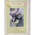 Curbys Closet motif couture 110 chaussures bébé taille 1-2 Mary Jane non coupées usine fol