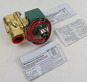 ASCO 8210D95 Solenoid Valve Red-Hat 150PSI 3/4" Thread Shutoff Valve NEW