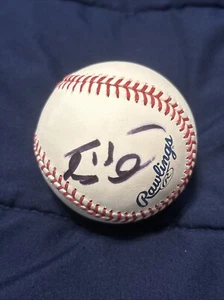 AUTOGRAPH Tim Tebow Baseball, ROMLB Signed Mets Rumble Ponies Broncos - Picture 1 of 6