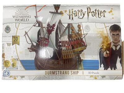 Harry Potter DURMSTRANG SHIP 3D Puzzle Wizarding World 321 Piece - Image 1 of 3
