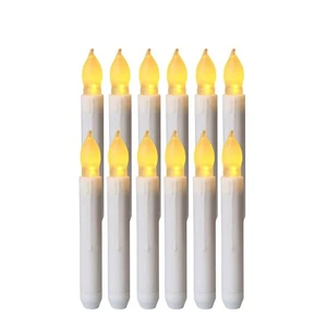  Candele di Natale LED 12x16,5 cm Candele Decorative Senza Fumo Candele LED - Foto 1 di 11