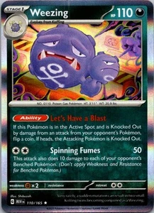SV: Scarlet & Violet 151 #110/165 Weezing - Picture 1 of 2