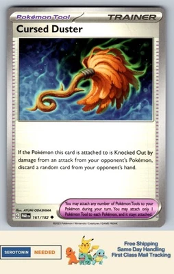 Cursed Duster - #161/182 - SV04: Paradox Rift - Pokemon TCG - Image 1 of 2