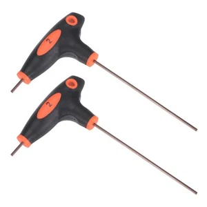 2mm Hex Key T-Handle Dual End Wrench Spanner, Metric S2 Steel 2 Pcs - Imagen 1 de 5