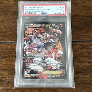 PSA 6 Pokemon Team Magma's Groudon EX 15/34 Double Crisis Ultra Rare Holo - Picture 1 of 10