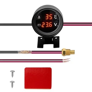 Sensore Temperatura Acqua Camion Digitale Led Rotondo Temperatura Moto9506 - Foto 1 di 6