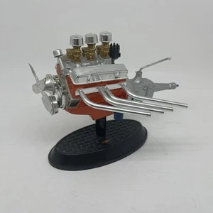 De colección 1960 Monograma Chevrolet V-8 Racing Motor Modelo PE 62-298 Kit 1/8 Construido LEER - Imagen 1 de 13