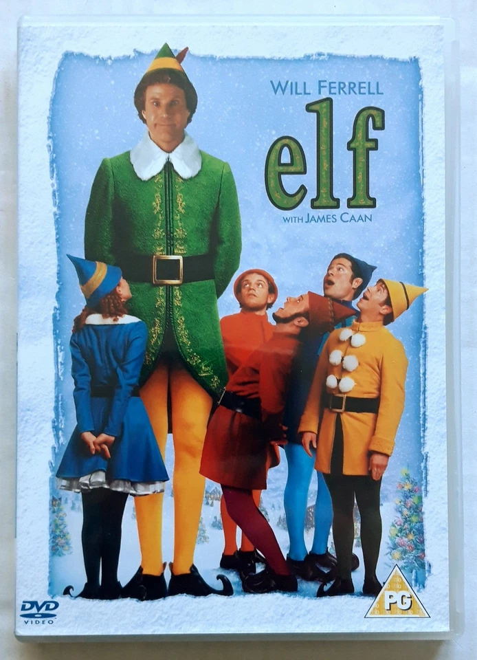Elf (2004) DVD Movie R2 PAL Will Ferrell, James Caan, Zooey Deschanel - Image 1 of 1