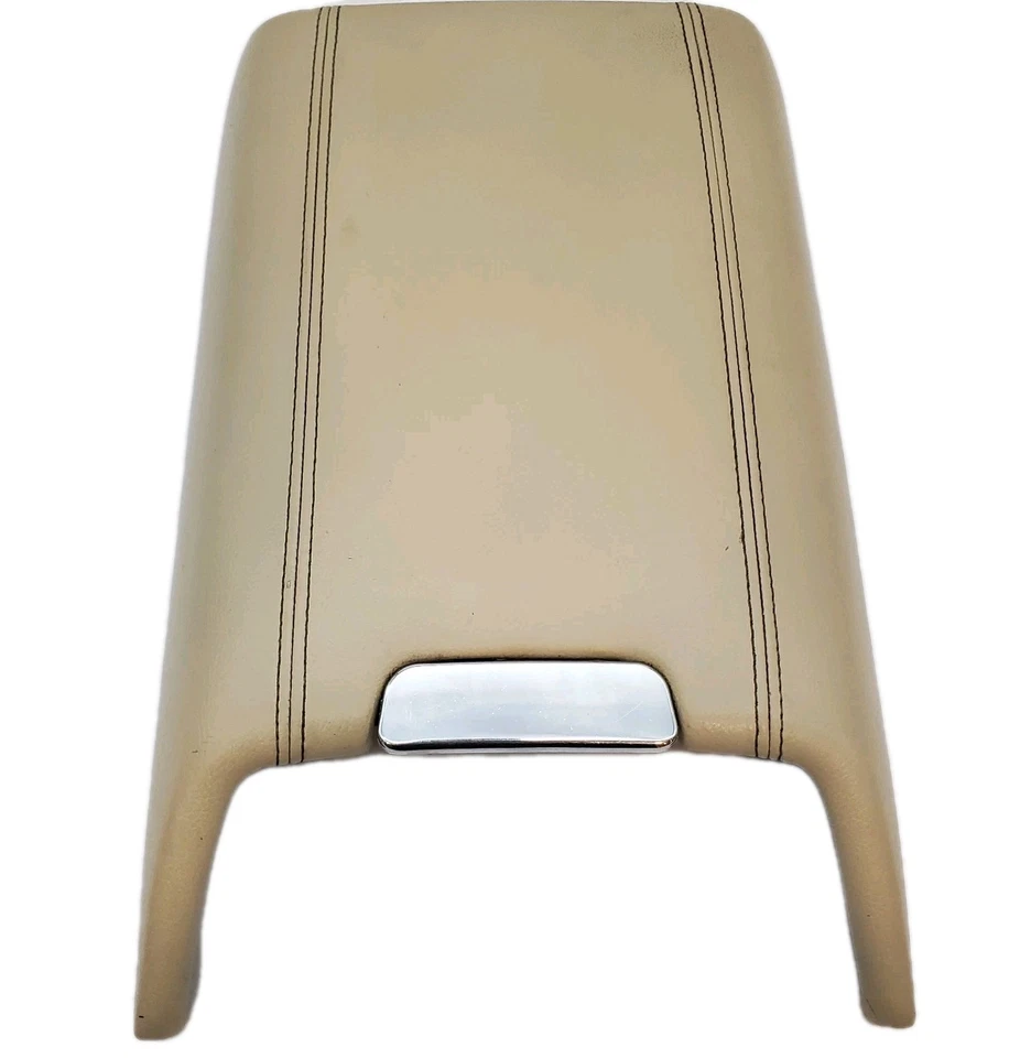 Lincoln Navigator 2003-2006 reposabrazos tapa consola central cubierta OEM cuero beige Foto 1 de 4