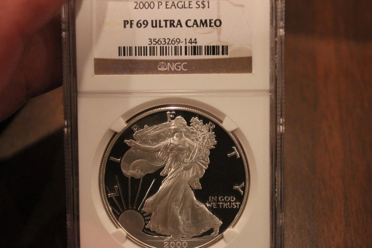 American Eagle PR 69 Graded 2000 Silver Bullion Coins for sale | eBay