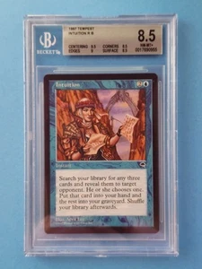 Intuition Tempest Vintage MTG Reserved List Graded BGS QUAD 8.5 NM - MT+!!! - Picture 1 of 2