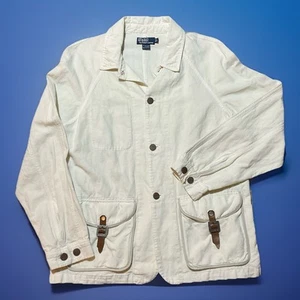 Vintage RARE Polo Ralph Lauren Men's Classic Fit Jacket White Ivory - Bild 1 von 12