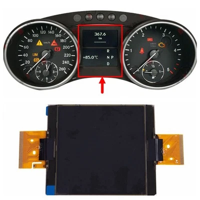 Instrument Cluster LCD Display Screen for Mercede Benz 2006-2011 ML W164 GL X164 Foto 1 de 4