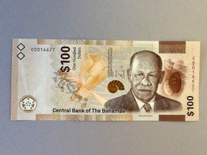 Bahamas P-82 100 Dollars 2021 UNC - Picture 1 of 2