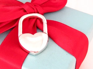 Tiffany & Co Silver Vintage Heart Keychain Key Chain Ring - Picture 1 of 4
