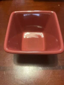 Simple Additions By Pampered Chef Red Square Snack Dip Bowl Replacement Piece - Picture 1 of 3