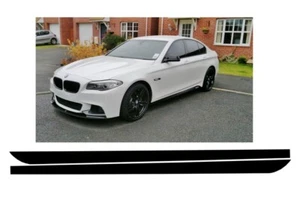 Décalcomanies latérales Vinyle Noir mat pour BMW F10 F11 11+ M-Performance Look - Afbeelding 1 van 6