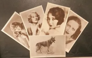Tarjetas para espectadores estrellas y escenas de cine RP B&W series principal y B menú desplegable - Imagen 1 de 22