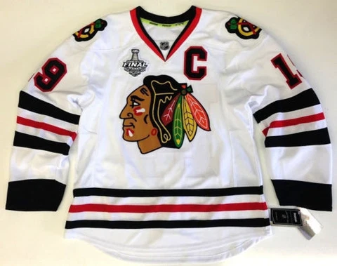 JONATHAN TOEWS CHICAGO BLACKHAWKS 2015 STANLEY CUP REEBOK EDGE AUTHENTIC JERSEY Cover