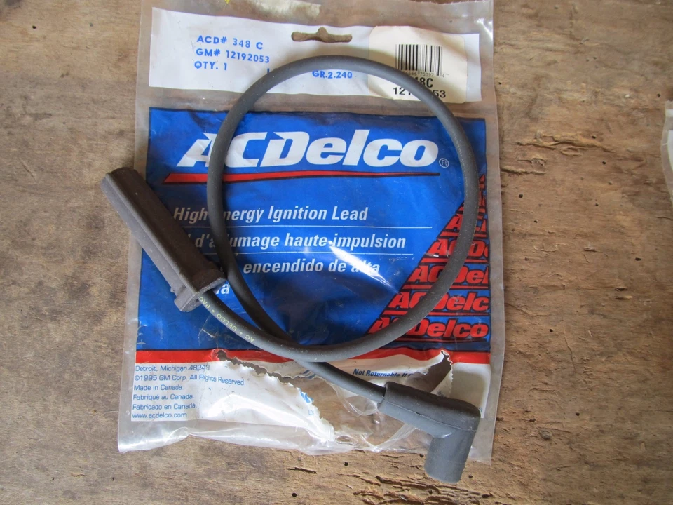 NUEVO Cable de bujía ACDelco GM OEM 348c Chevy Truck GMC Cadillac Foto 1 de 1