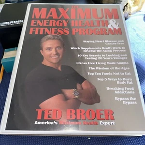 The Maximum Energy Health & Fitness Program By Ted Broer 8 cassette Tape Set - Imagen 1 de 7