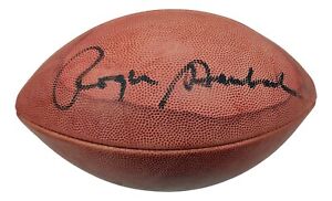 Roger Staubach Signed Autographed Official Leather Football PSA/DNA AK31295