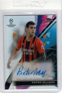 PIETRO PELLEGRI 2021-22 TOPPS MEJORES AUTÓGRAFOS DE LA UEFA CHAMPIONS LEAGUE BA-PP AUTO - Imagen 1 de 2