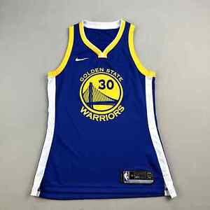 Nike Golden State Warriors Stephen Curry Jersey Womens Small 36 Blue Swingman 30