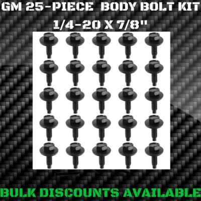 1971-1977 Chevy Vega Interior Exterior Engine Bay Chassis Front End BODY BOLTS - Image 1 of 2