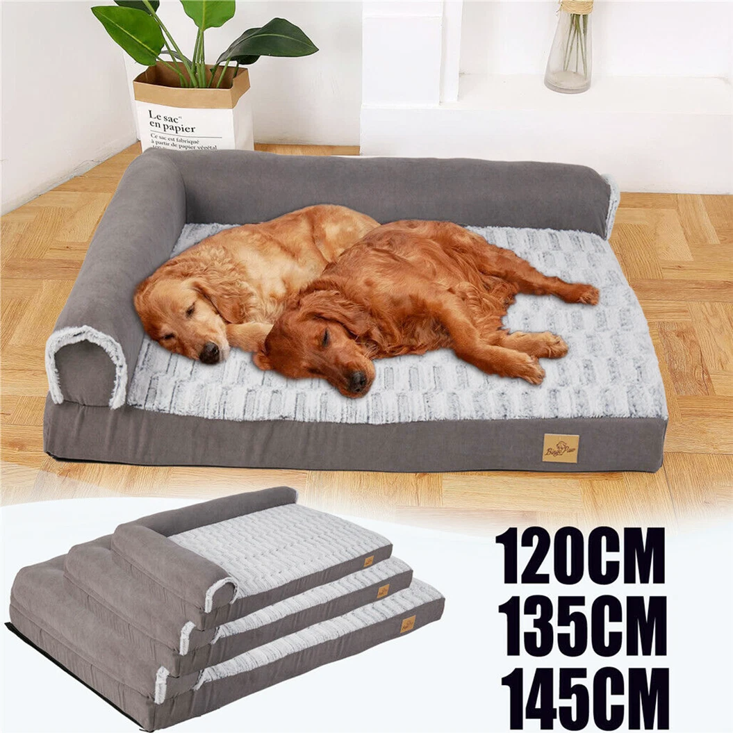 Orthopädisches Hundebett XXL Mit Memory-Schaum – 122 X 76 Cm, Wasserdicht & Abnehmbarer Bezug