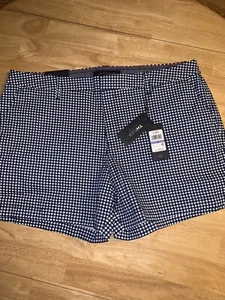 Size 18 TOMMY HILFIGER Women’s Gingham Plaid 5” Shorts BNWTS Retails $59.50 - Picture 1 of 9